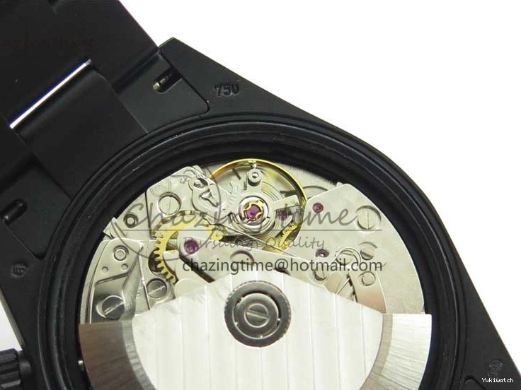 Crystal Bracelet on A7750 Black Edition Rainbow PVD Blaken Best Bezel Dial VR PVD Daytona V2 1226